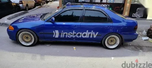 هوندا سيفك 1993 أزرق غامق مستعملة للبيع - 6