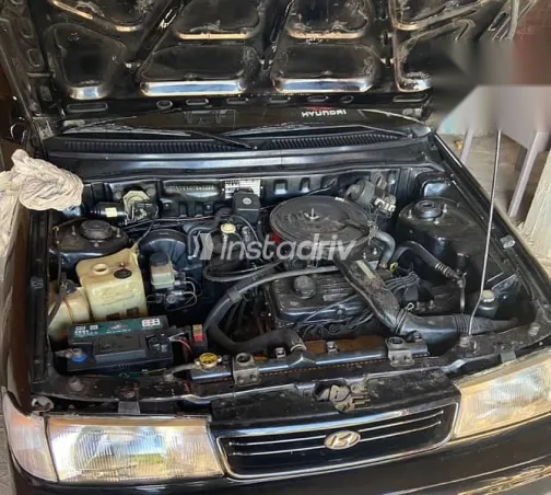 هيونداي اكسيل 1995 أسود مستعملة للبيع - 9