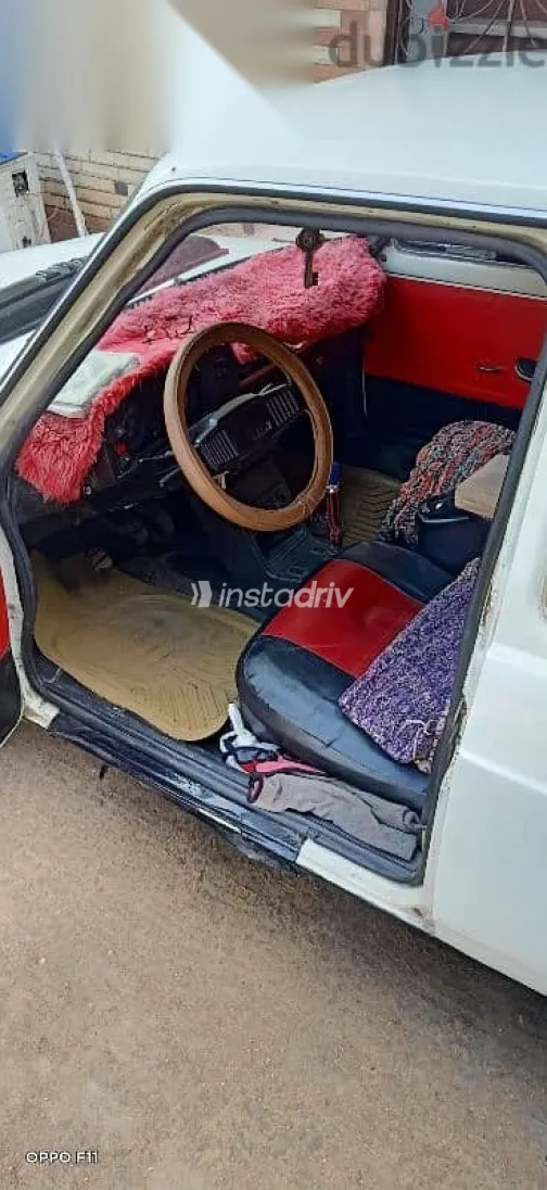 فيات 128 1987 أبيض مستعملة للبيع - 1