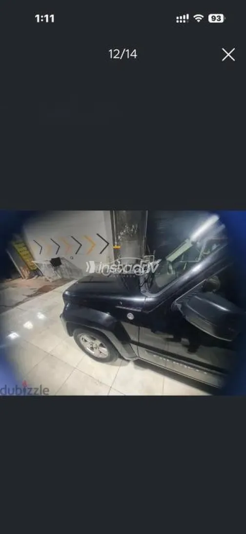 جيب شيروكي 2011 أسود مستعملة للبيع - 1