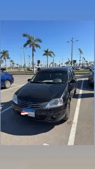 رينو لوجان 2012 أسود مستعملة للبيع