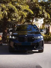 بي ام دبليو X6 2024 أسود مستعملة للبيع
