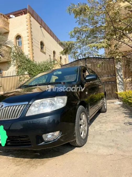 تويوتا كورولا 2007 أسود مستعملة للبيع - 2