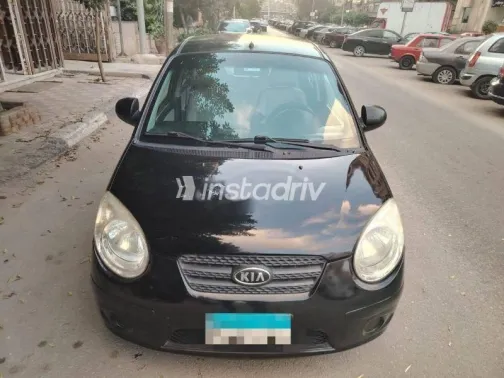 كيا بيكانتو 2009 أسود مستعملة للبيع - 1