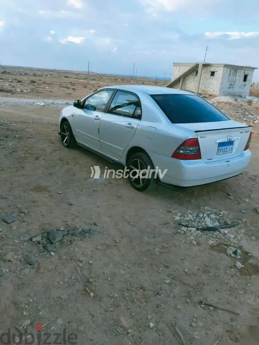 تويوتا كورولا 2002 أبيض مستعملة للبيع - 4