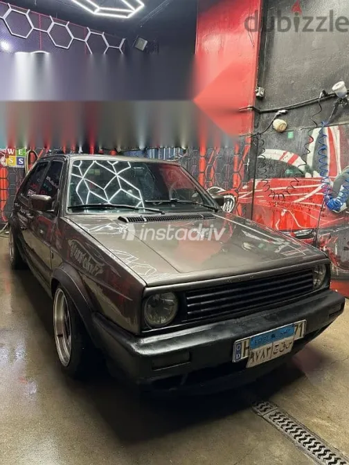 فولكس فاغن جولف 1989 فضي مستعملة للبيع - 9