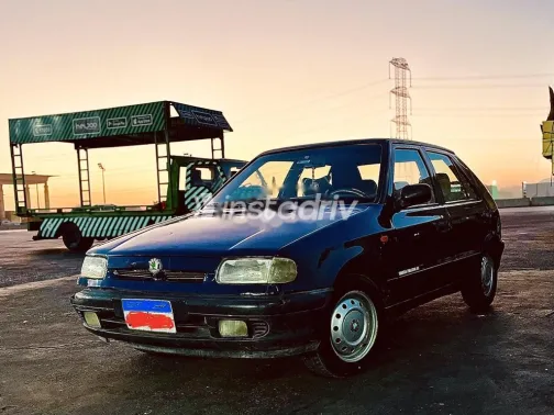 سكودا فيليشيا 1996 أزرق غامق مستعملة للبيع - 2