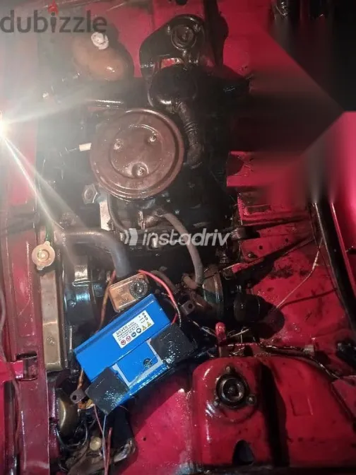 فيات 128 1990 أحمر مستعملة للبيع - 1