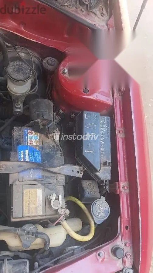 تويوتا ستارليت 1991 أحمر مستعملة للبيع - 5