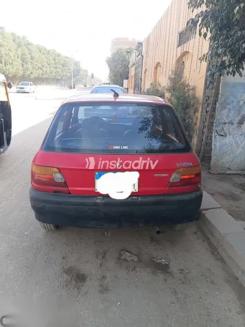 تويوتا ستارليت 1991 أحمر مستعملة للبيع - 7