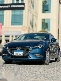 مازدا 3 2019 أزرق غامق مستعملة للبيع