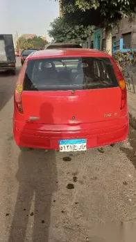 فيات بونتو 2001 أحمر مستعملة للبيع