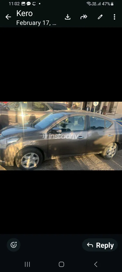 نيسان صنى 2016 أبيض مستعملة للبيع - 4