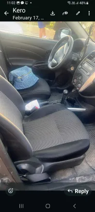 نيسان صنى 2016 أبيض مستعملة للبيع