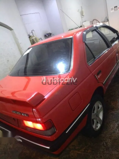 بيجو 405 1991 أحمر مستعملة للبيع - 4