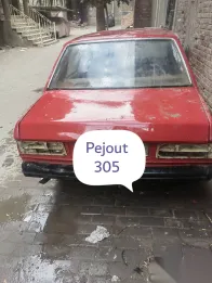 بيجو 305 1978 أحمر مستعملة للبيع