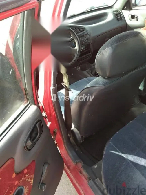 دايو لانوس 2000 أحمر مستعملة للبيع - 7