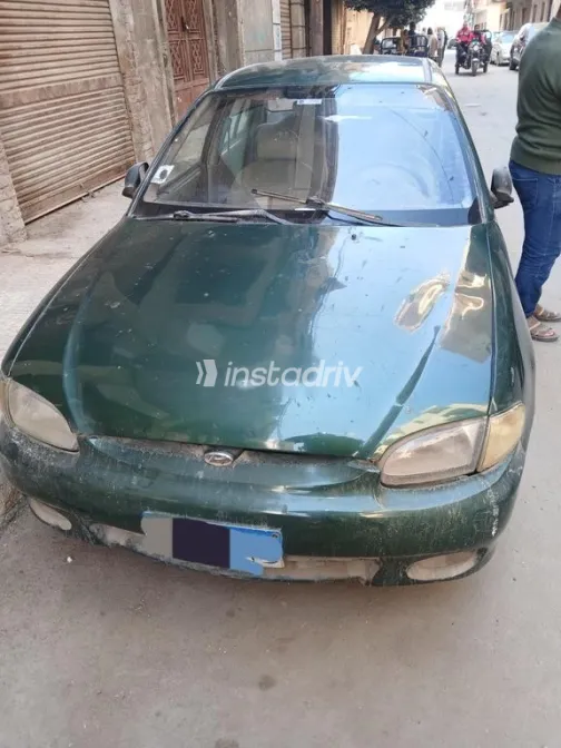 هيونداي اكسنت 1999 أخضر غامق مستعملة للبيع - 3