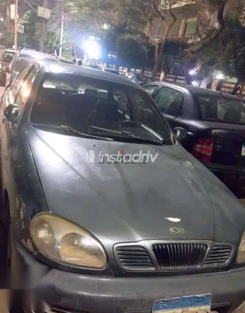 دايو لانوس 2002 رمادي مستعملة للبيع - 2