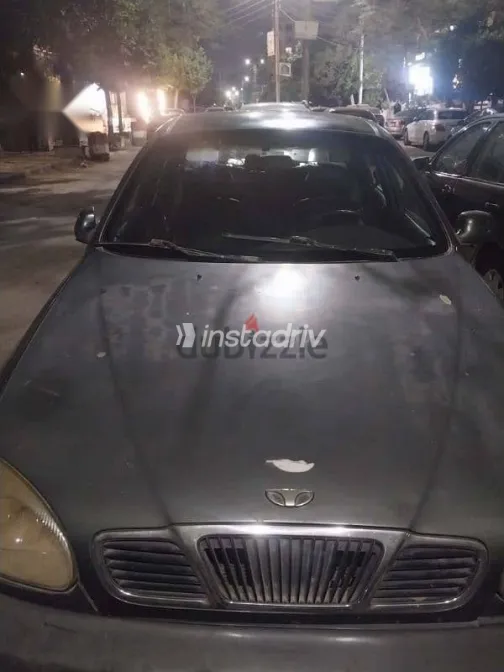 دايو لانوس 2002 رمادي مستعملة للبيع - 3