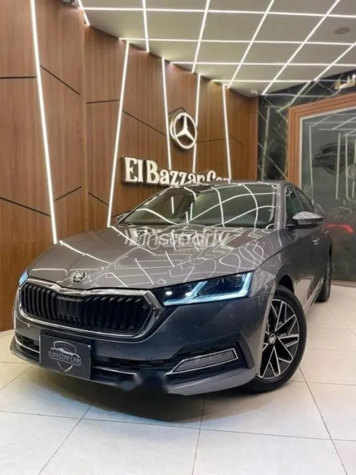 سكودا اوكتافيا 2024 رمادي مستعملة للبيع - 2