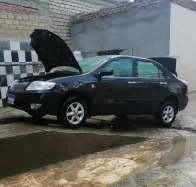 تويوتا كورولا 2007 أسود مستعملة للبيع
