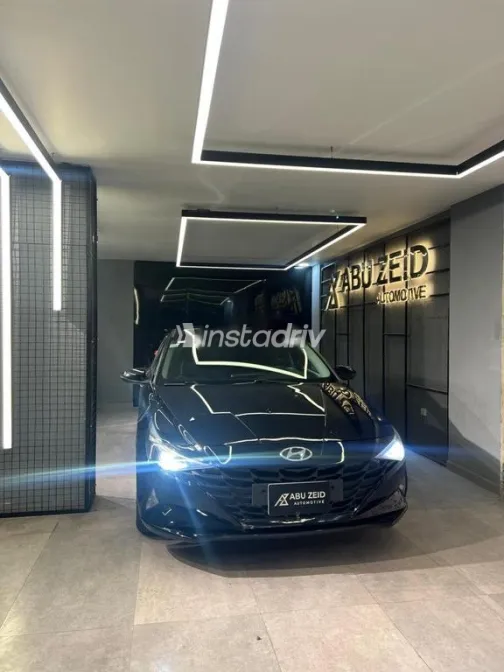 Hyundai Elantra 2021 Black Used for Sale - 2
