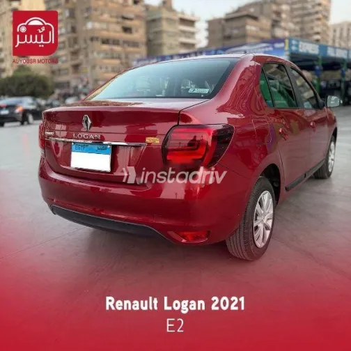 Renault Logan 2021 Dark Red Used for Sale - 2