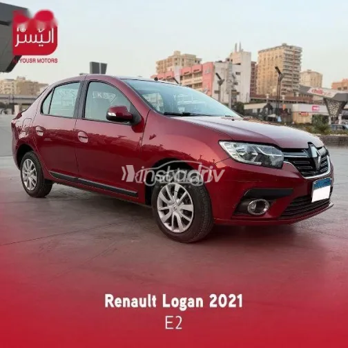Renault Logan 2021 Dark Red Used for Sale - 3
