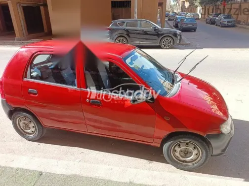 سوزوكى التو 2008 أحمر مستعملة للبيع - 7