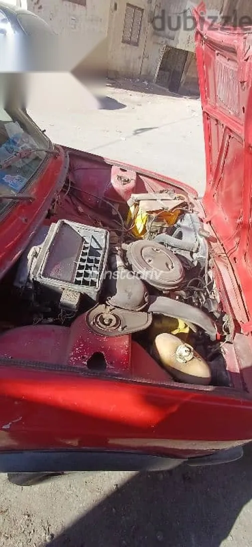 فيات 128 1987 أحمر مستعملة للبيع - 3