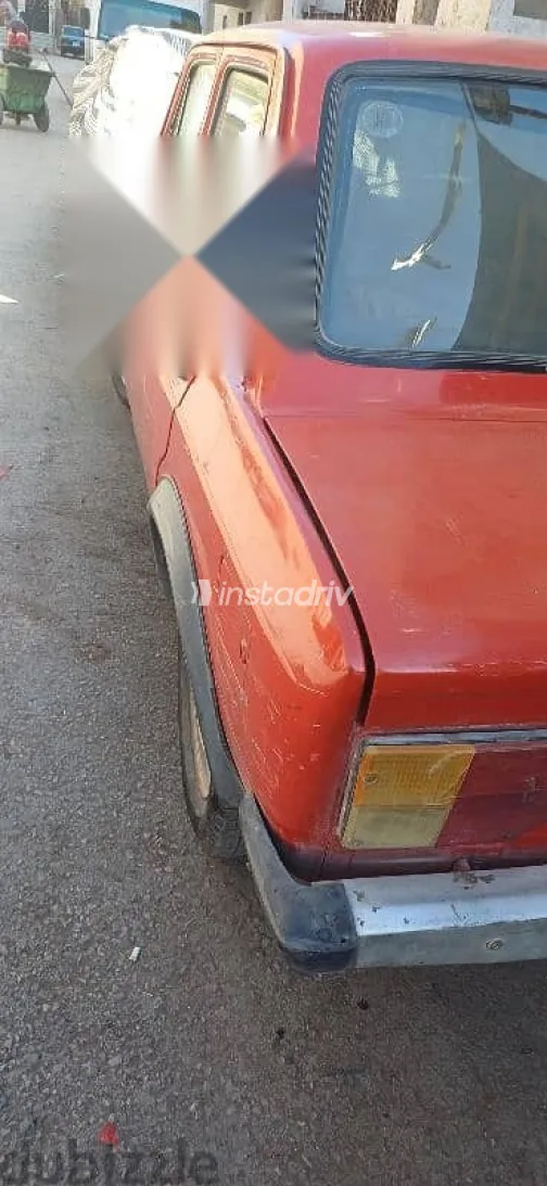 فيات 128 1987 أحمر مستعملة للبيع - 5