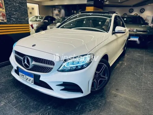 مرسيدس C 180 2019 أبيض مستعملة للبيع - 4