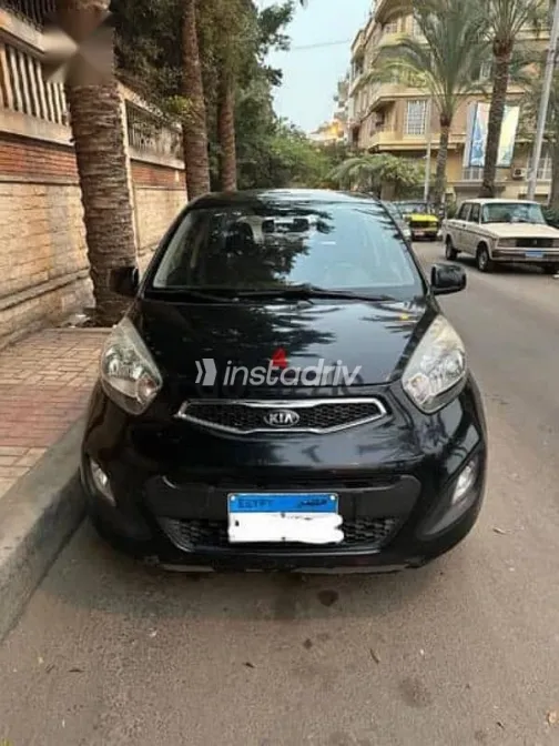 كيا بيكانتو 2014 أسود مستعملة للبيع - 2