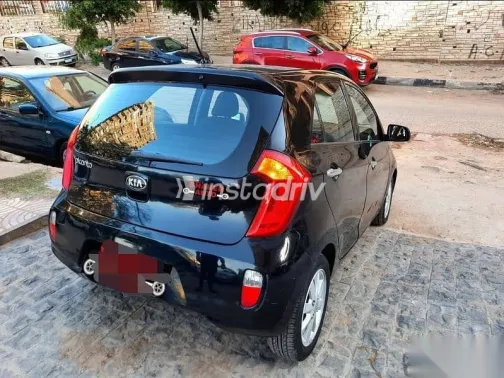 كيا بيكانتو 2014 أسود مستعملة للبيع - 4