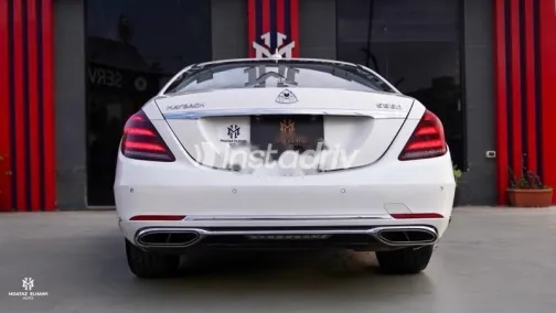 مرسيدس S 560 2019 أبيض مستعملة للبيع - 4