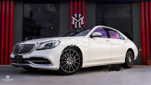 مرسيدس S 560 2019 أبيض مستعملة للبيع - 5