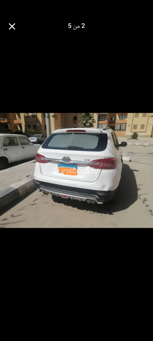 بريليانس V5 2014 أبيض مستعملة للبيع - 5