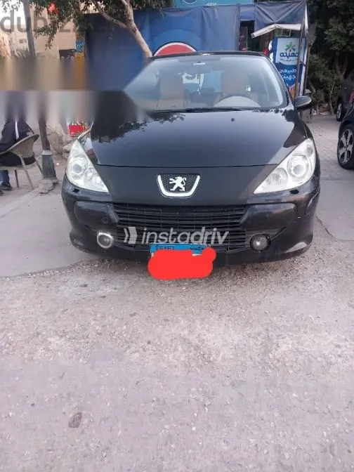 بيجو 307 2007 أسود مستعملة للبيع - 1