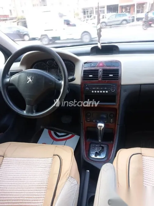 بيجو 307 2007 أسود مستعملة للبيع - 7