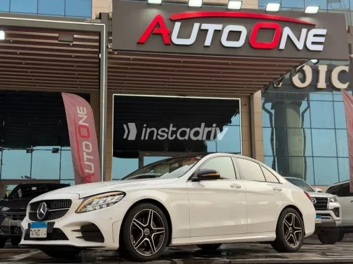 مرسيدس C 200 2019 أبيض مستعملة للبيع - 3