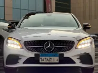 مرسيدس C 200 2019 أبيض مستعملة للبيع