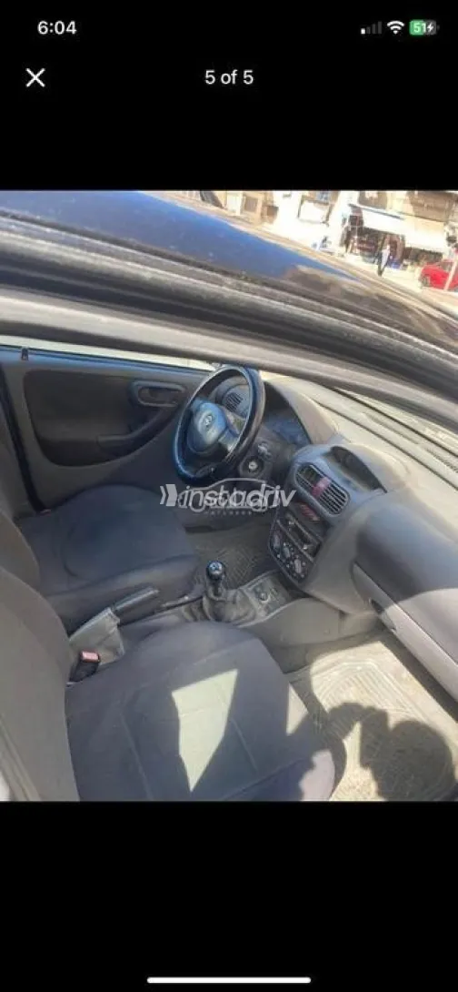 اوبل كورسا 2005 أسود مستعملة للبيع - 2