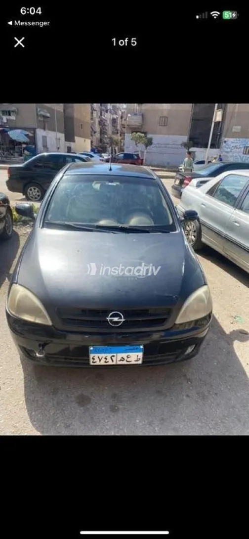 اوبل كورسا 2005 أسود مستعملة للبيع - 3