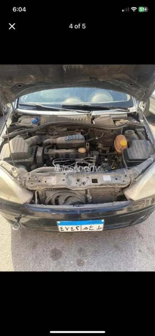 اوبل كورسا 2005 أسود مستعملة للبيع - 5