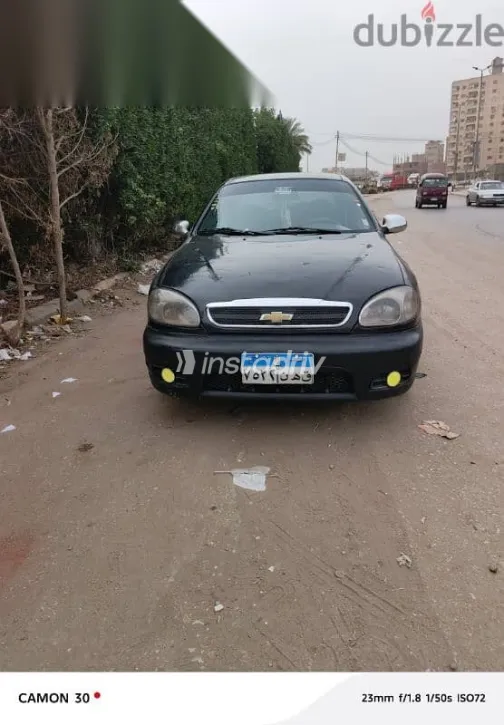 شيفروليه لانوس 2009 أسود مستعملة للبيع - 1