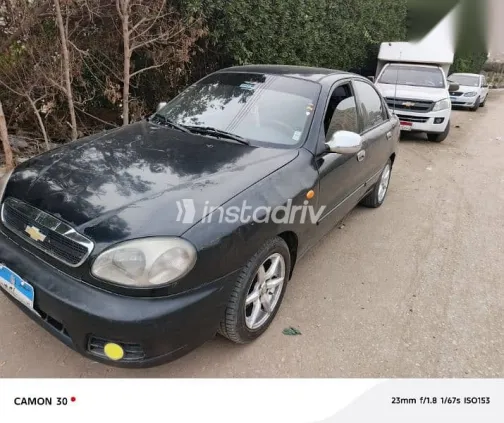 شيفروليه لانوس 2009 أسود مستعملة للبيع - 3