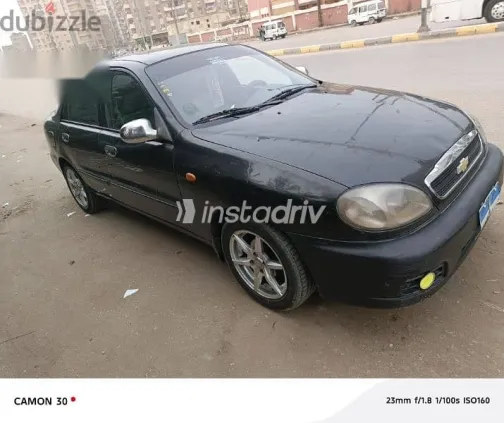 شيفروليه لانوس 2009 أسود مستعملة للبيع - 4