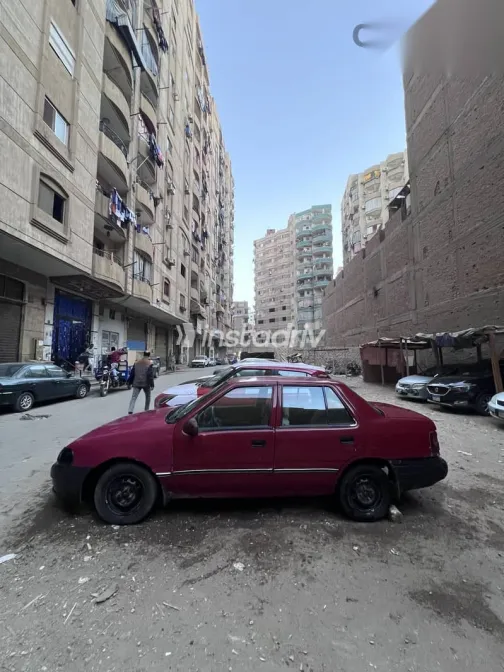 هيونداي اكسيل 1997 أحمر مستعملة للبيع - 4