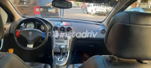 بيجو 308 2008 أسود مستعملة للبيع - 3